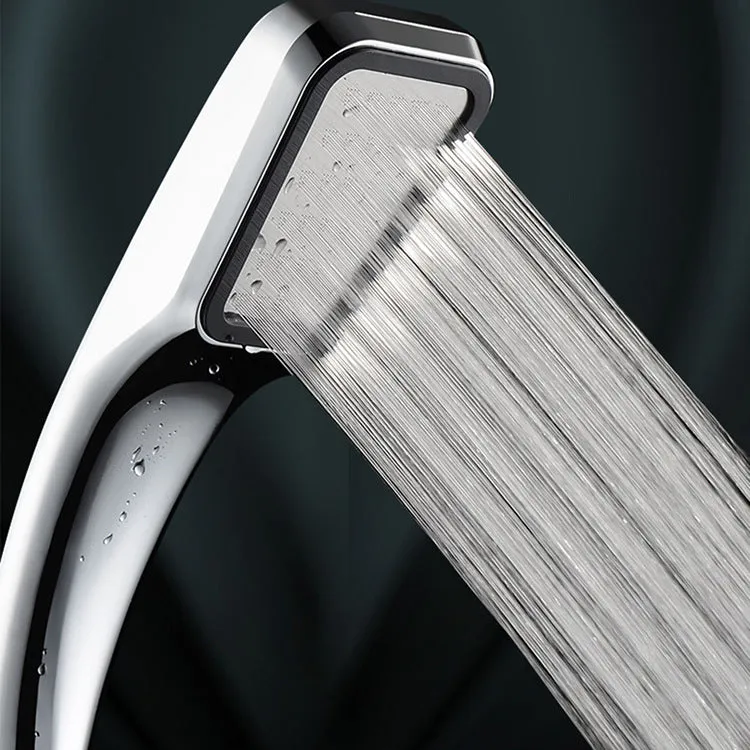 300 hole pressurized shower set, shower head, water-saving bathroom shower, 1 handheld square shower head