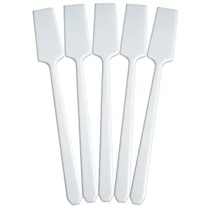 48-pc/ White Spade Shaped Spatulas