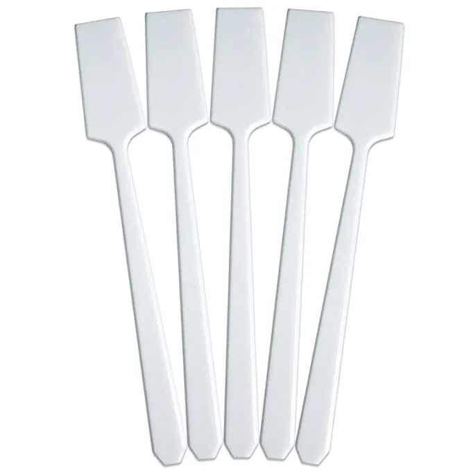 48-pc/ White Spade Shaped Spatulas