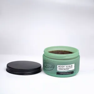 Body scrub with lemongrass