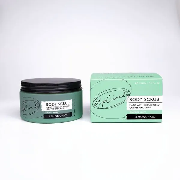 Body scrub with lemongrass