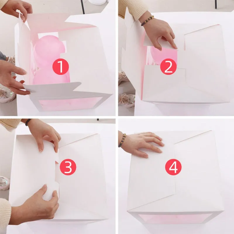 Box Name Baby Party Decor