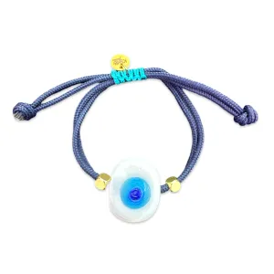 Greek eye bracelet blue big