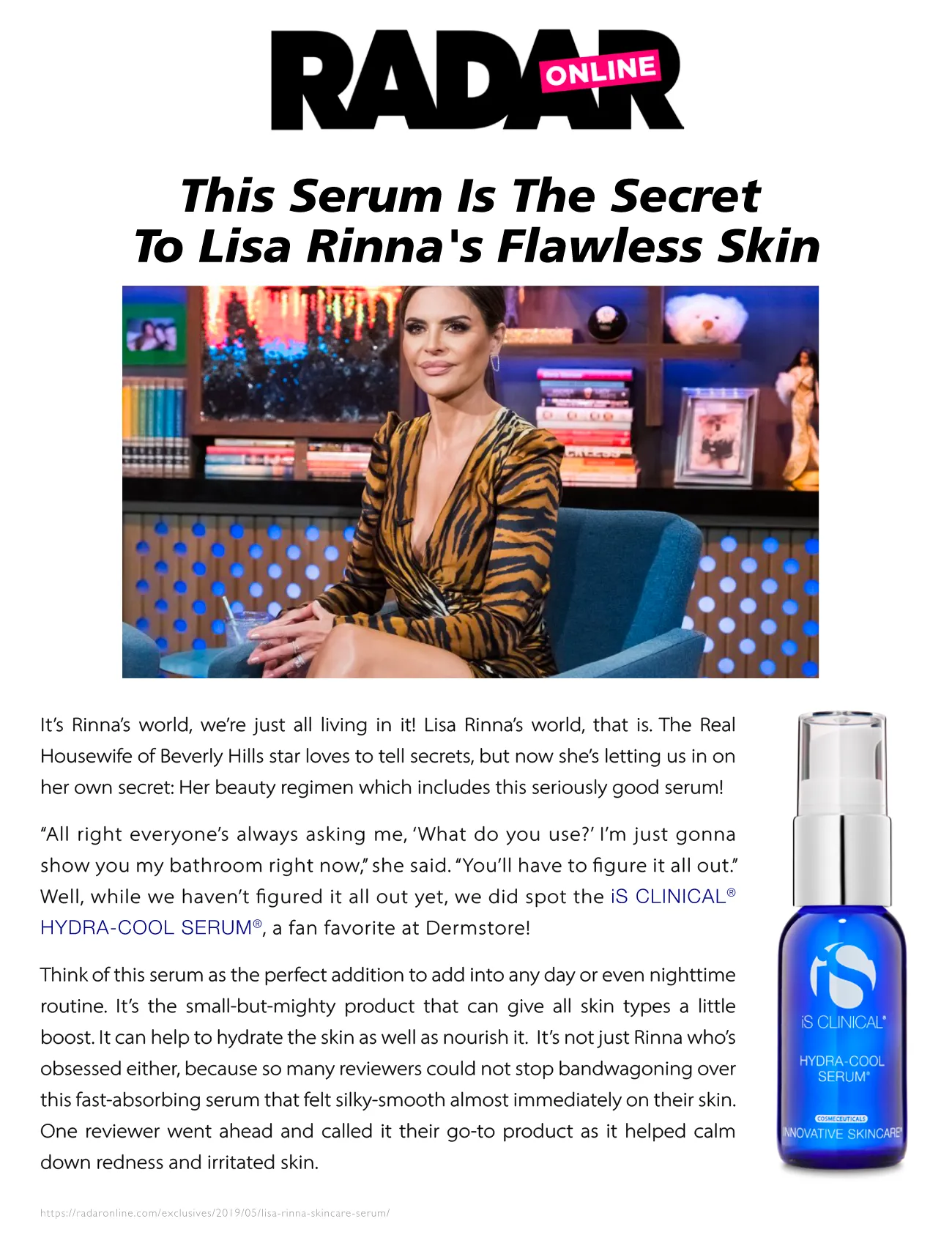 iS Clinical Hydra-Cool Serum
