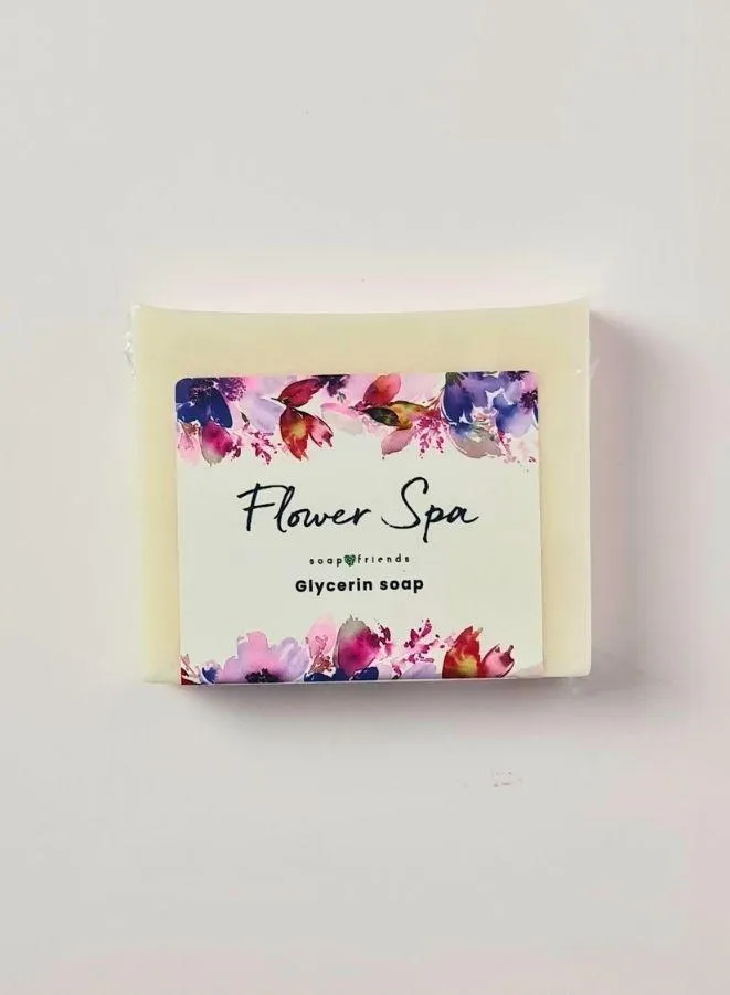 Meadow Flower Soap Bar for Gentle Cleansing and Silky Soft Skin - Infused with Coconut Oil and Aromatherapeutic Delight (130g)
