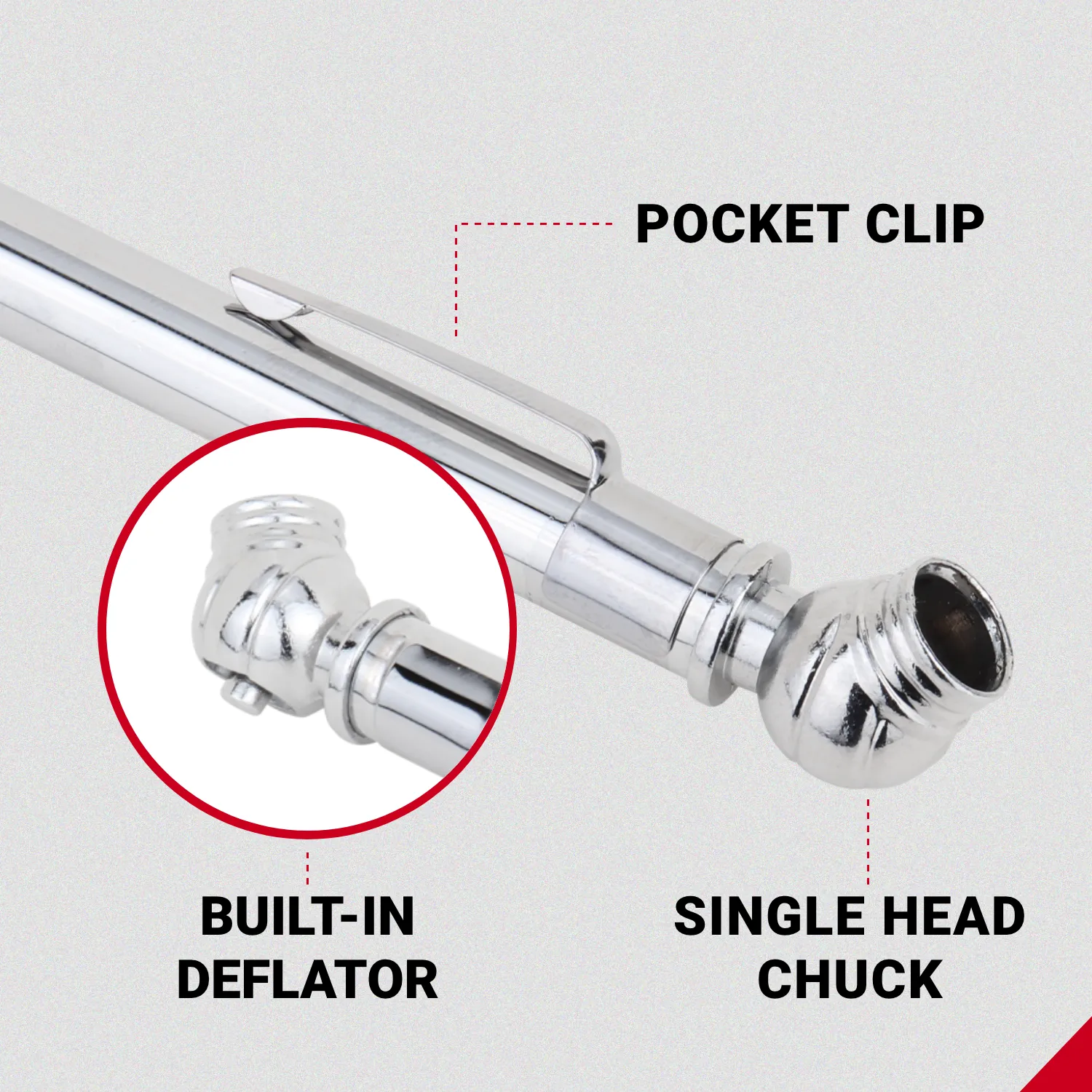 Mid Range 10-50 PSI Tire Pencil Gauge