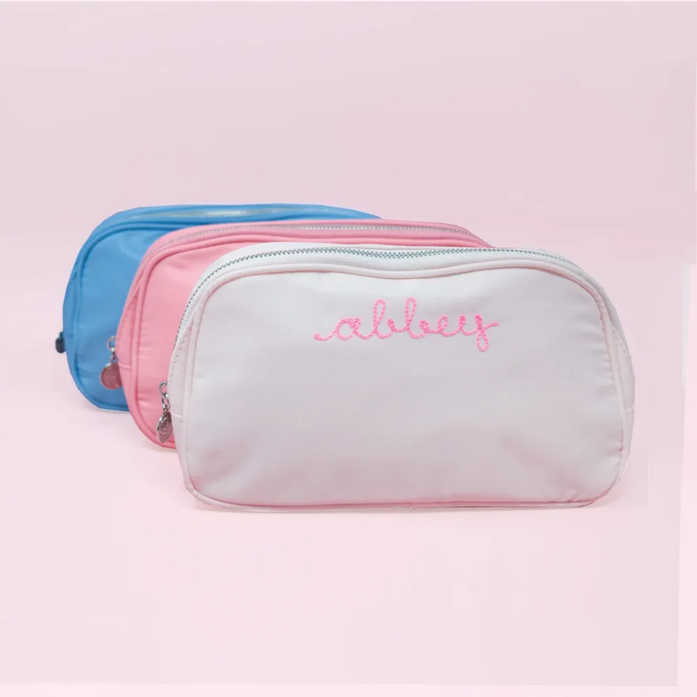 Patched Nylon Personalized Pouches