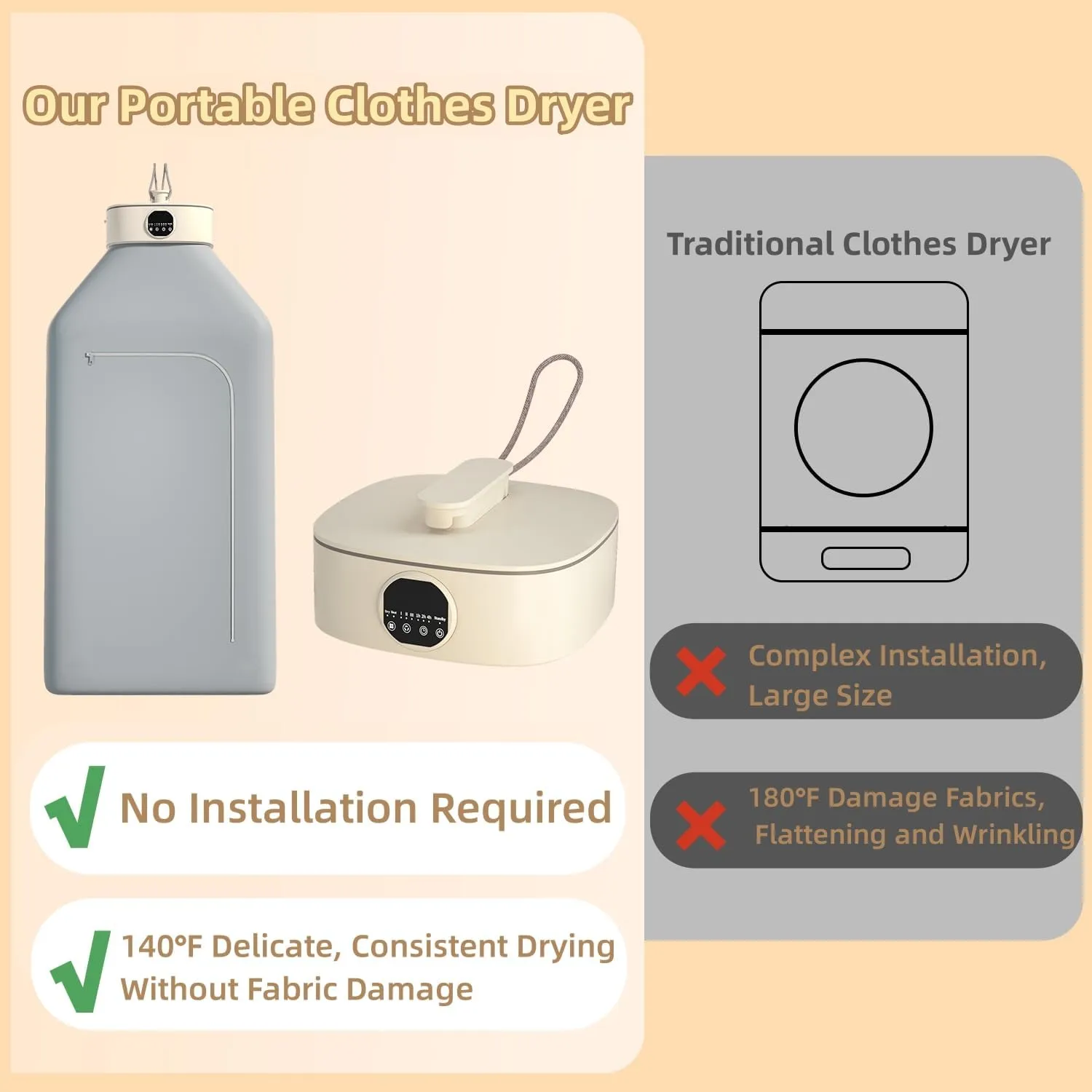 Portable Clothes Dryer Machine