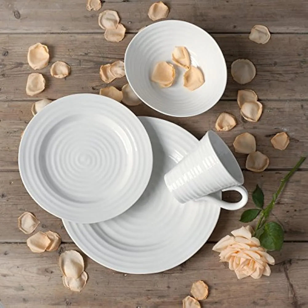 Portmeirion Sophie Conran White 4 Piece Place Setting