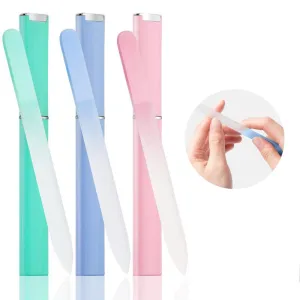 Premium Glass Nail File with Protective Case