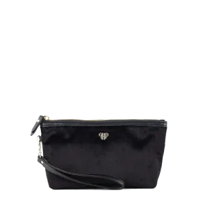 PurseN Getaway Velvet Wristlet Makeup Bag