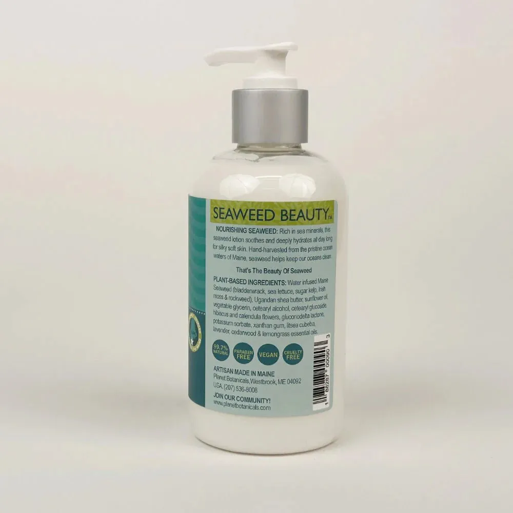 Seaweed Body Lotion 8 oz Pump Bottle - Planet Botanicals