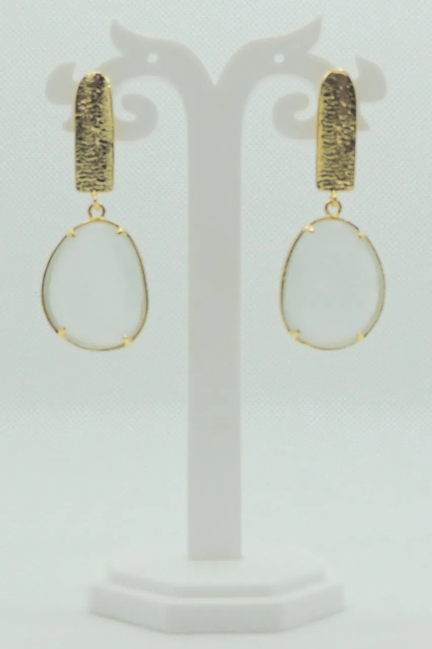 Zara Earrings In White