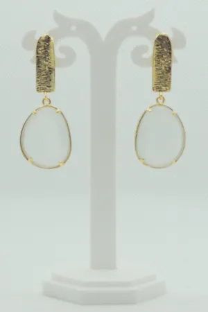 Zara Earrings In White